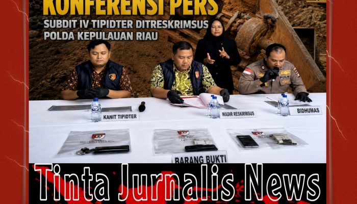 Tambang Pasir Ilegal di Nongsa Dibongkar Polda Kepri, Tiga Orang Diamankan