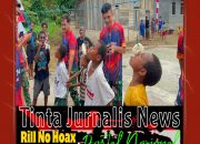 Satgas Yonif 764/IB Semarakkan HUT RI Ke-81 Bersama Masyarakat Kampung Kumurkek