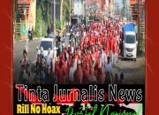 Bupati Rokan Hulu Lepas Jalan Santai HUT RI Ke-81 Tingkat Kecamatan Rambah