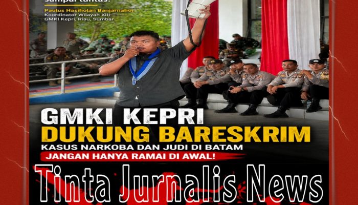 GMKI Kepri Desak Bareskrim Bongkar Sampai Akar: Narkoba dan Judi Batam Jangan Cuma Ramai Sesaat