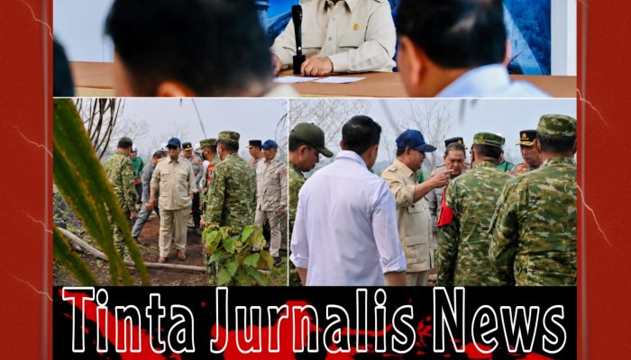 Prabowo Tiba di Kalbar, Langsung Pimpin Penanganan Karhutla dan Tinjau Lokasi Kebakaran
