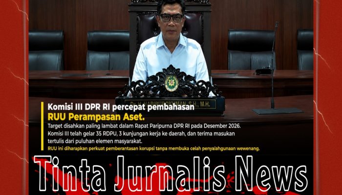 Komisi III Kebut RUU Perampasan Aset, Target Disahkan Desember 2026