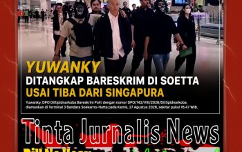 Yuwanky Ditangkap Bareskrim di Soetta Usai Tiba dari Singapura