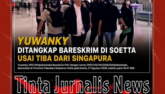 Yuwanky Ditangkap Bareskrim di Soetta Usai Tiba dari Singapura