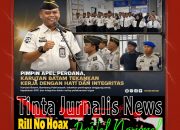 Pimpin Apel Perdana, Karutan Batam Tekankan Kerja dengan Hati dan Integritas