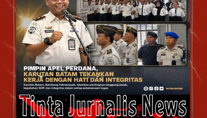 Pimpin Apel Perdana, Karutan Batam Tekankan Kerja dengan Hati dan Integritas