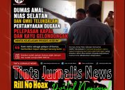 Viral! Dumas Amal Nias Selatan dan GMKI Telukdalam Pertanyakan Kapal Tongkang hingga Kayu Gelondongan