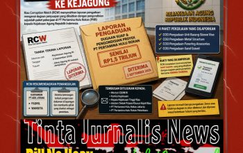 RCW Laporkan Dugaan Suap Proyek PT PHR Senilai Rp1,5 Triliun ke Kejagung