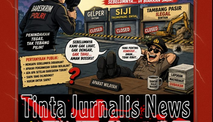 Bareskrim Polri Turun, Siji dan Tambang Pasir Bintan Ikut Tutup: Selama Ini Polisi Wilayah ke Mana?