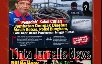 “Penadah” Kabel Curian Jembatan Dompak Disebut Masih Bebas, Polisi Bungkam, LAMI Kepri Desak Penelusuran hingga Tuntas