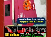 Polsek Tambusai Utara Gerebek Rumah Kontrakan, Pengedar Sabu 4,16 Gram Diamankan