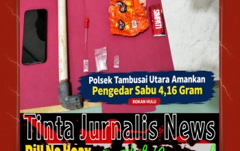 Polsek Tambusai Utara Gerebek Rumah Kontrakan, Pengedar Sabu 4,16 Gram Diamankan