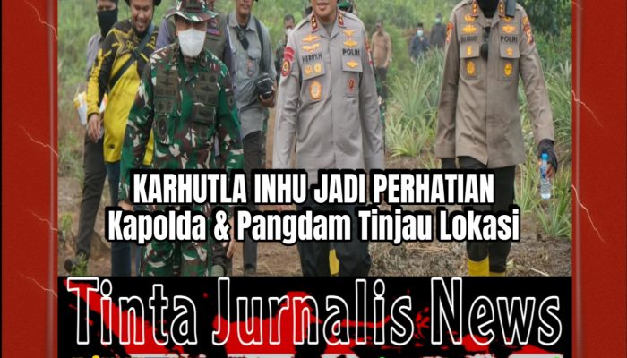 Kapolda Riau dan Pangdam Tinjau Karhutla di Inhu, Salat Istisqa Memohon Hujan