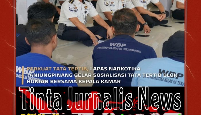 Lapas Narkotika Tanjungpinang Sosialisasikan Tata Tertib Blok Hunian kepada Kepala Kamar