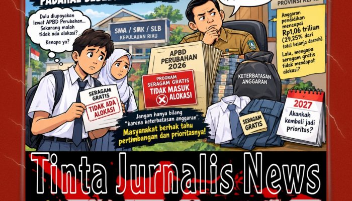 Seragam Gratis Kepri Tak Berjalan 2026, Padahal Sebelumnya Diupayakan Lewat APBD Perubahan