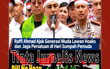 Raffi Ahmad Ajak Generasi Muda Lawan Hoaks dan Jaga Persatuan di Hari Sumpah Pemuda