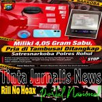 Miliki 4,05 Gram Sabu, Pria di Tambusai Ditangkap Satresnarkoba Polres Rohul Tinta Jurnalis News