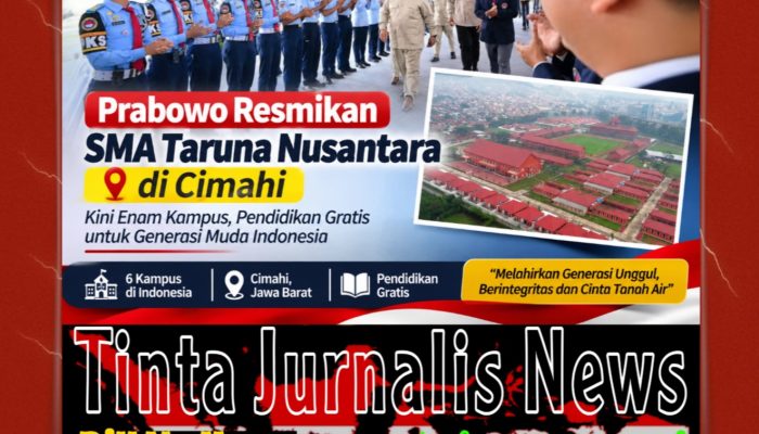 Prabowo Resmikan SMA Taruna Nusantara Cimahi, Kini Miliki Enam Kampus di Indonesia